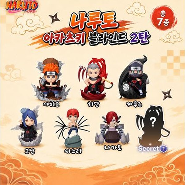 나루토 아카츠키 블라인드박스 2탄